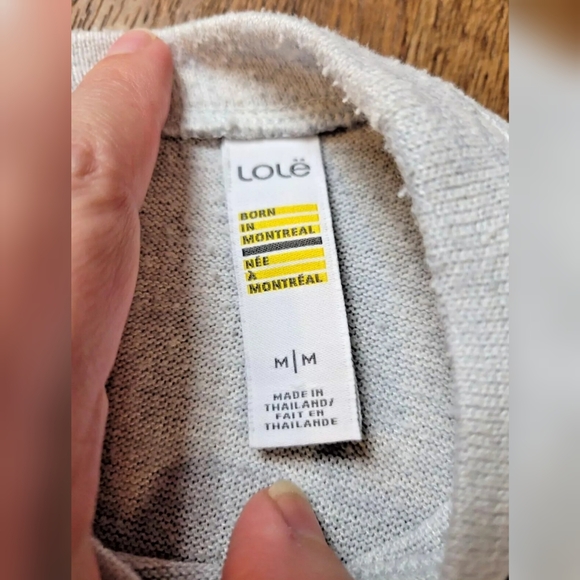 Lolë split back sweater - Picture 3 of 8